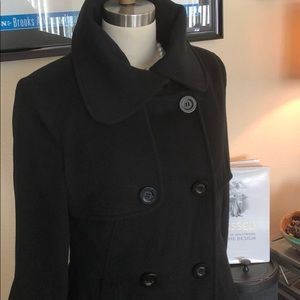GORGEOUS BLACK PEA COAT!!